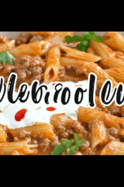 Creamy Rotel Pasta & Ground Beef