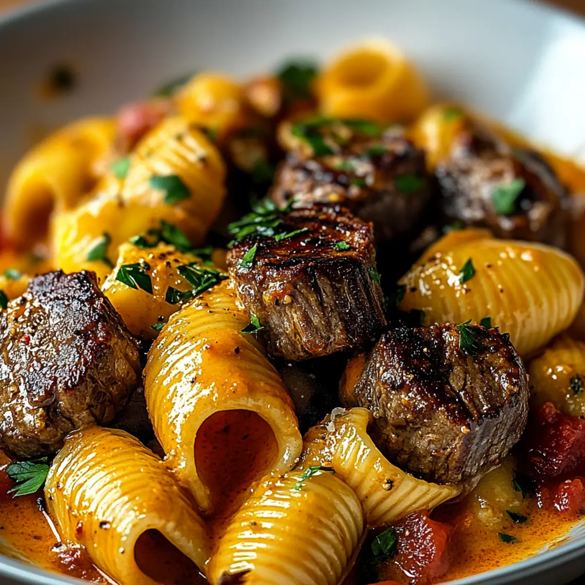 Creamy Paprika Steak Shells: Indulge in Comfort Food Bliss 1