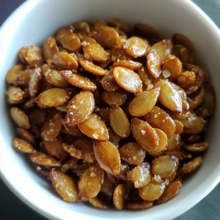 Irresistibly Sweet Candied Salted Caramel Pumpkin Seeds 25 Candied Salted Caramel Pumpkin Seeds
