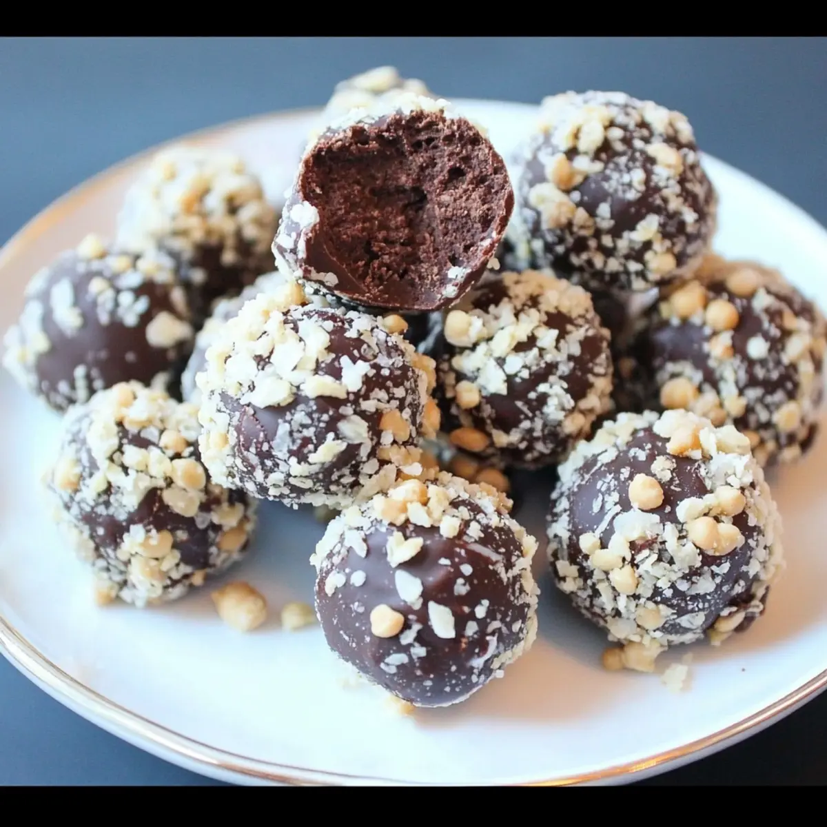 Irresistibly Easy Healthy Chocolate Chickpea Truffles Recipe 1
